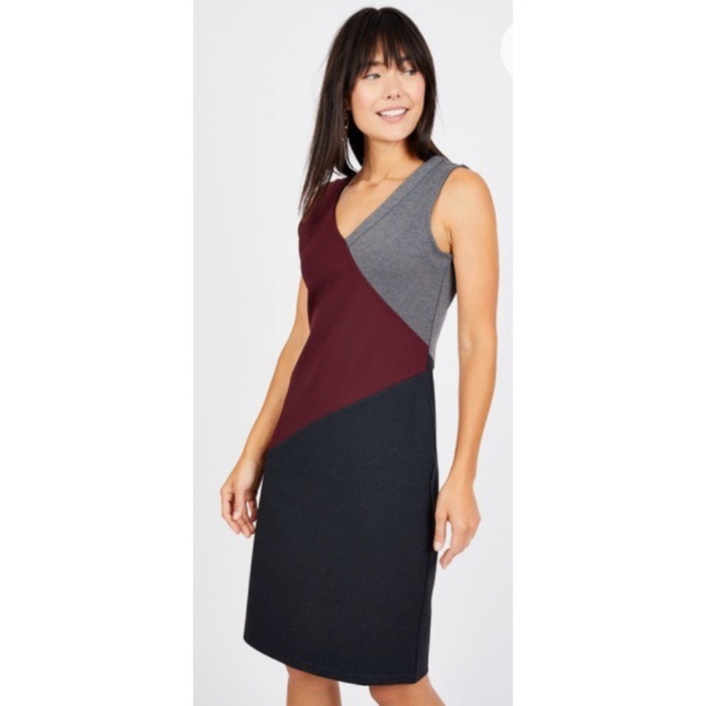 Ava Colorblock Sheath Dress